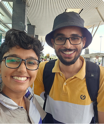 Lokesh Yadav with Kavya Karnatac